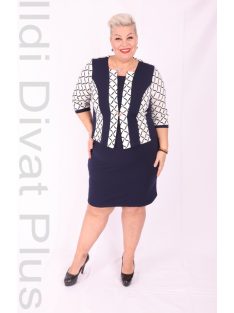 Gast Kék-Fehér Mintás Ruha