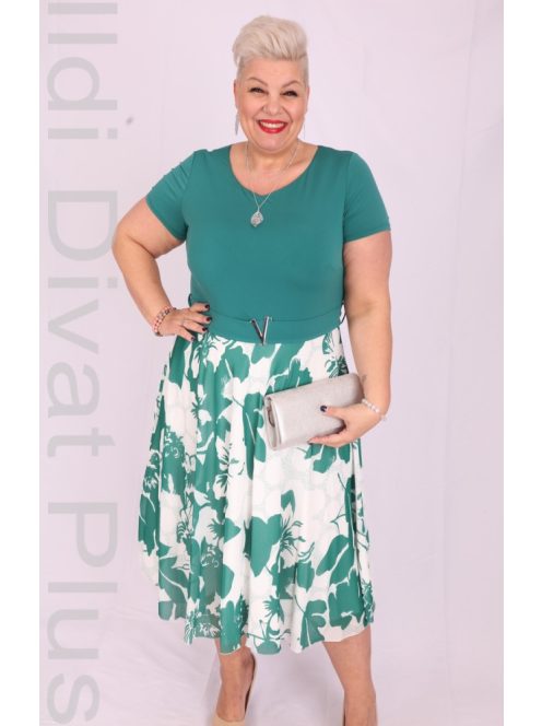 Elli Zöld-Virágos Minelli Ruha