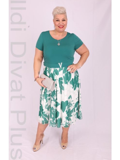 Elli Zöld-Virágos Minelli Ruha