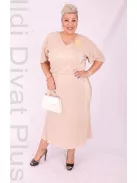 Moda Excluzív Beige Ruha-42