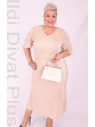 Moda Excluzív Beige Ruha