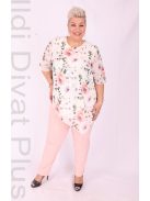 Eko Rózsa Mintás Muszlin Tunika