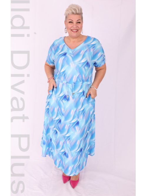 RK9 Kék Színes Maxi Ruha