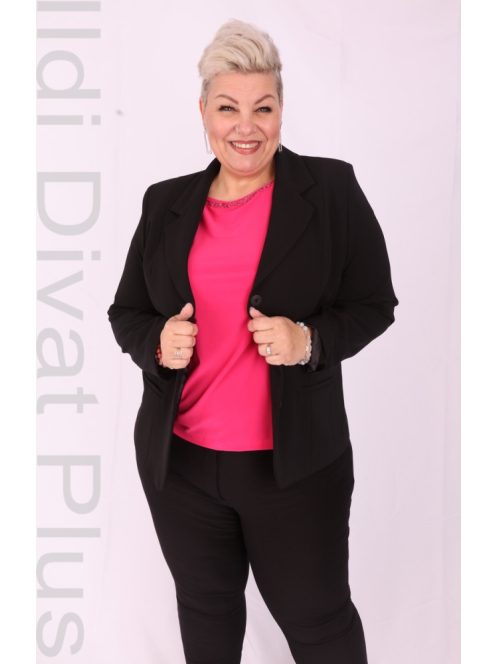 Top Blue Fekete Háromgombos Blézer