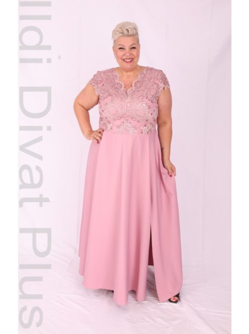 Bosca Púder Csipkés Maxi Ruha-52