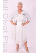 Agis Ezüst Csipkés Ruha+ Blézer