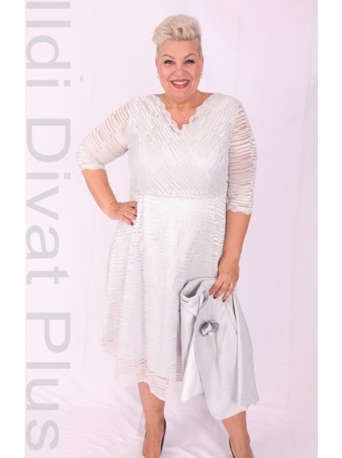 Agis Ezüst Csipkés Ruha+ Blézer
