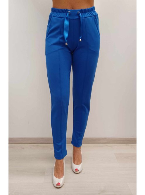 Mandala Királykék Gumis Derekú Nadrág