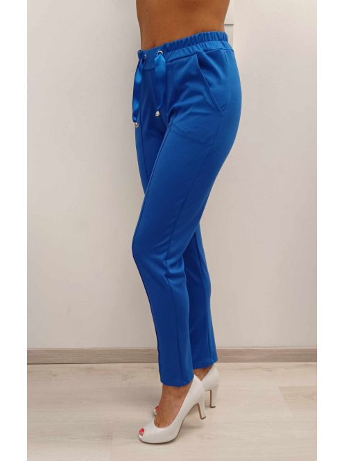 Mandala Királykék Gumis Derekú Nadrág