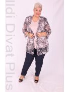 Hugi Kék-Púder Virágos Kétrészes Felső