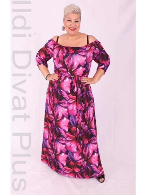Trynite Pink-Lila Maxi Ruha