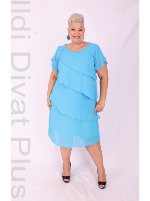Classis Rachel Türkiz Fodros Ruha