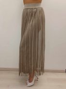 Classis Olasz Beige Rakott Szoknya