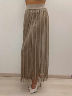 Classis Olasz Beige Rakott Szoknya