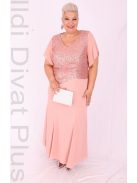 Gabriella Púder Flitteres Maxi Alkalmi Ruha-58