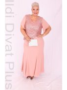 Gabriella Púder Flitteres Maxi Alkalmi Ruha-58