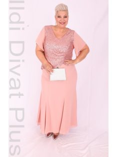 Gabriella Púder Flitteres Maxi Alkalmi Ruha