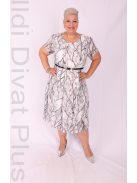 J&S Szürke Mintás Nelli Ruha