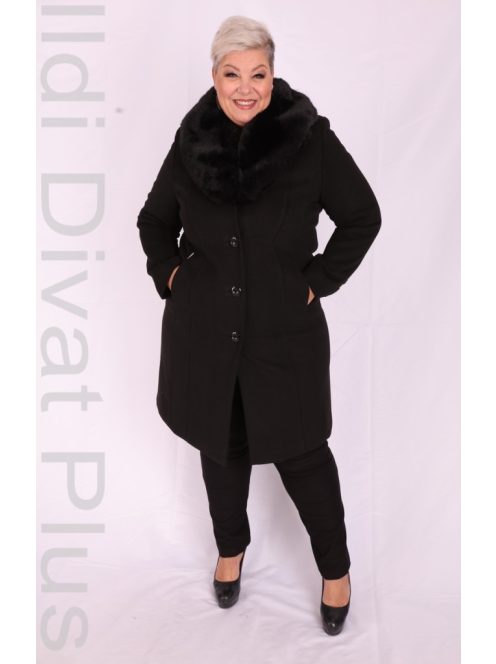 A Incze Fekete Szövet Kabát