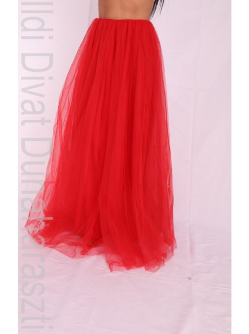 Piros Maxi Tüll Szoknya