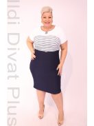 Trynite Fehér-Kék Csíkos Ruha