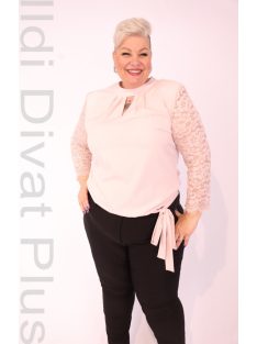 Szyk Királykék Fodros Maxi Ruha