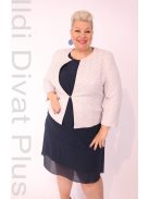 Dorota Púder-Kék Pöttyös Blézer