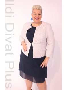 Dorota Púder-Kék Pöttyös Blézer