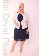 Dorota Púder-Kék Pöttyös Blézer