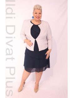 Dorota Púder-Kék Pöttyös Blézer