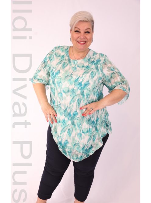 Eko Zöld-Leveles Alkalmi Tunika