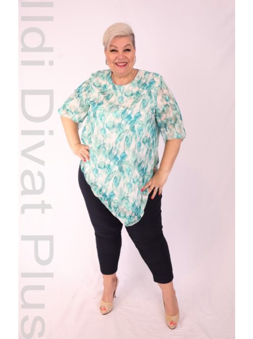 Eko Zöld-Leveles Alkalmi Tunika