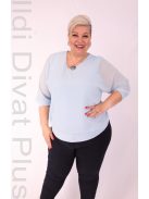 Mandala Babakék Muszlin Blúz