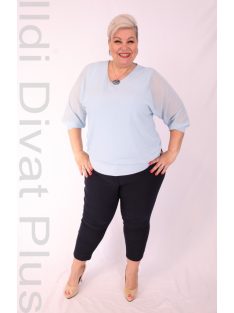 Mandala Babakék Muszlin Blúz