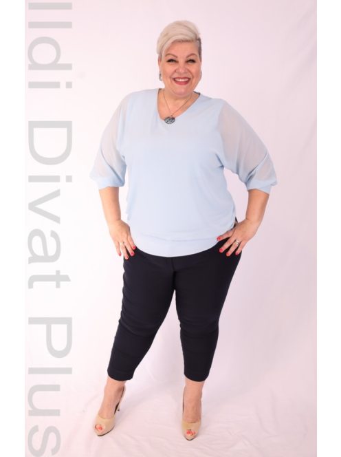 Mandala Babakék Muszlin Blúz