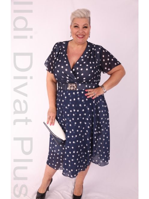 Tomex Ekrü-Mályva Színátmenetes A Vonalú Ruha