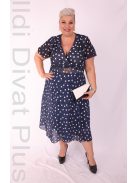 Tomex Ekrü-Mályva Színátmenetes A Vonalú Ruha