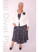 Rea Kék-Fehér Pöttyös Ruha+ Blézer