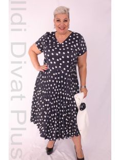 Rea Kék-Fehér Pöttyös Ruha+ Blézer