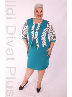 Rea Kék-Fehér Pöttyös Ruha+ Blézer