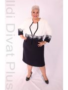 Gregor Kék-Fehér Csipke Betétes Kosztüm-56