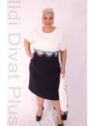 Gregor Kék-Fehér Csipke Betétes Kosztüm-56