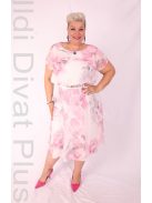 Sonata Zöld-Fehér Mintás A Vonalú Ruha