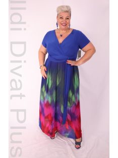 Trynite Ekrü-Rózsaszín Virágos  Ruha