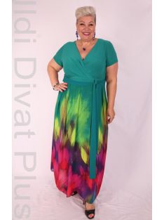 Gabriella Zöld- Színátmenetes Maxi Ruha