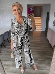 Exclusíve Kék-Menta Virágos Muszlin Ruha