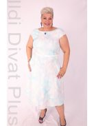 Gotta Kék-Fehér Mintás A Vonalú Ruha