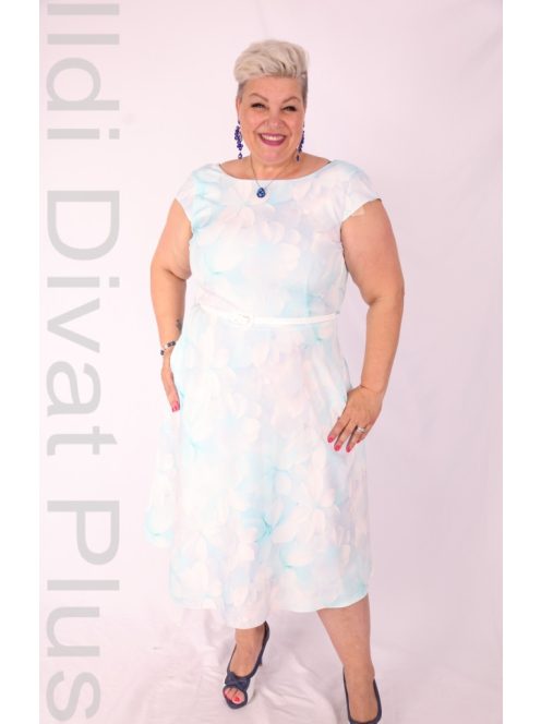 Gotta Kék-Fehér Mintás A Vonalú Ruha