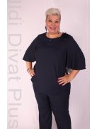 Gabriella Sötétkék Nadrágos Alkalmi Szett