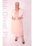 Agis Rózsaszín-Flitteres Rakott Ruhás Komplé